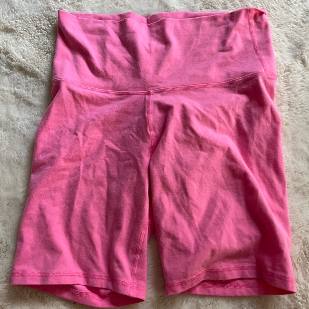 old navy pink biker shorts